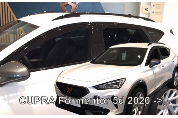 Ανεμοθραυστες Για Cupra Formentor 5D 2020+ΣΕΤ Αυτοκινητου Απο Ευκαμπτο Φιμε Πλαστικο Heko - 4 ΤΕΜ.