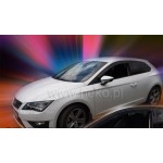 Seat Leon 3D 2013+ΖΕΥΓΑΡΙ Ανεμοθραυστες Αυτοκινητου Απο Ευκαμπτο Φιμε Πλαστικο Heko - 2 ΤΕΜ.