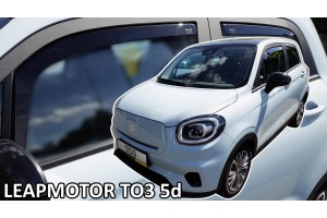 Heko - Ανεμοθραύστες Παραθύρων Για Leapmotor T03 2020 > 5πορτο Υλικό Acrylic Χρώμα Φιμέ - 4 τεμ. (ΑΝΕΜ.SET29120)