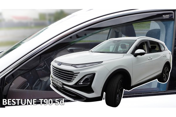 Heko - Ανεμοθραύστες Παραθύρων Για Bestune T90 2023 > 5πορτο Υλικό Acrylic Χρώμα Φιμέ - 2 τεμ. (ΑΝΕΜ.29131)