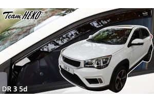 Heko - Ανεμοθραύστες Για Dr 3 5 Doors 2018-2022 Ζευγάρι Απο Εύκαμπτο Φιμέ Πλαστικό - 2 τεμ. (ΑΝΕΜ.29135)