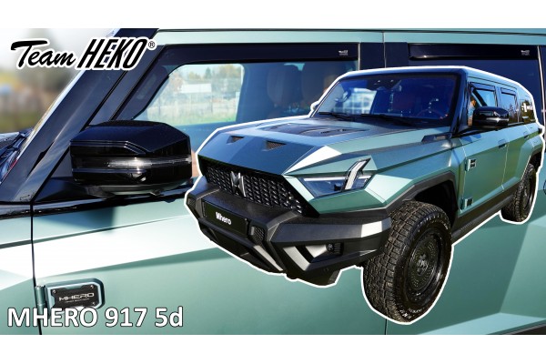 Heko – Ανεμοθραύστες Παραθύρων Για M-Hero 917 5πορτο 2023 > (Εμπρός & Πίσω) – 4 Τεμ. (ANEM.SET29142)