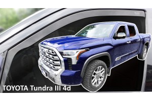 Heko - Ανεμοθραύστες Παραθύρων Για Toyota Tundra Crewmax (XK70) 2021 > 4πορτο Υλικό Acrylic Χρώμα Φιμέ - 2 τεμ. (ΑΝΕΜ.29690)