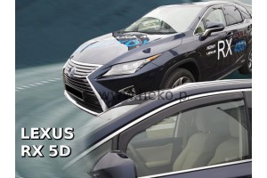 Lexus Rx 5D 2016+ΖΕΥΓΑΡΙ Ανεμοθραυστες Αυτοκινητου Απο Ευκαμπτο Φιμε Πλαστικο Heko - 2 ΤΕΜ.