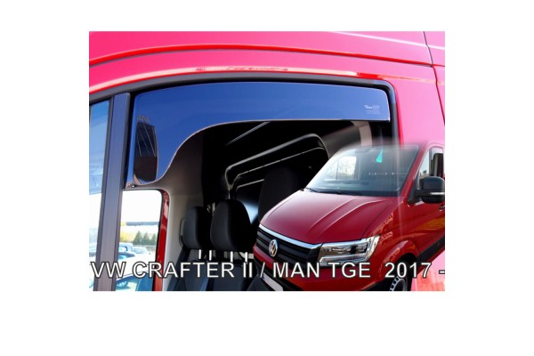 Ανεμοθραυστες Για Vw Crafter 2017+ Ζευγαρι Απο Ευκαμπτο Φιμε Πλαστικο Heko - 2 ΤΕΜ.