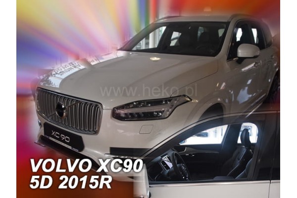 Volvo XC90 5D 2015+ΖΕΥΓΑΡΙ Ανεμοθραυστες Αυτοκινητου Απο Ευκαμπτο Φιμε Πλαστικο Heko - 2 ΤΕΜ.