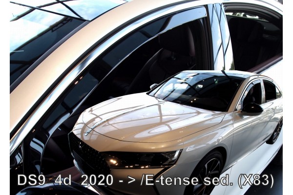 Ds 9 (X83) 4D E-TENSE 2020+ΣΕΤ Ανεμοθραυστες Αυτοκινητου Απο Ευκαμπτο Φιμε Πλαστικο Heko - 4 ΤΕΜ.