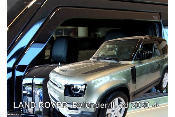 Land Rover Defender 3D 2020+​ Ζευγαρι Ανεμοθραυστες Απο Ευκαμπτο Φιμε Πλαστικο Heko - 2 ΤΕΜ.