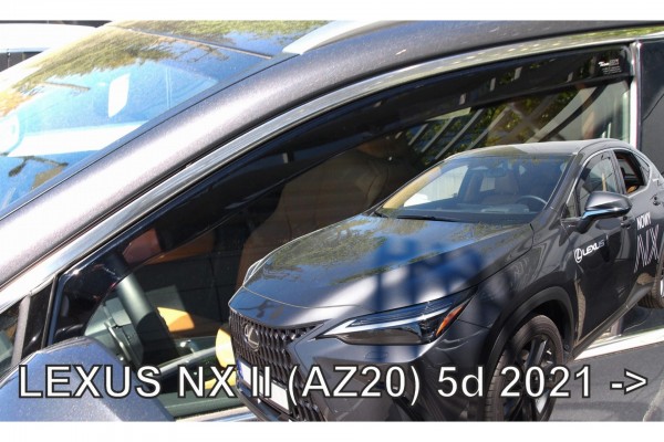 Lexus Nx (AZ20) 5D 2021+​ΖΕΥΓΑΡΙ Ανεμοθραυστες Απο Ευκαμπτο Φιμε Πλαστικο Heko - 2 ΤΕΜ.