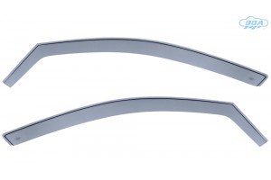 Ζευγαρι Μπροστινοι Ανεμοθραυστες Για Audi A4 4D 2007-2015 / A4 Avant 5D 2008-2015 Απο Ευκαμπτο Χυτο Ακρυλικο Γυαλι (CAST Acrylic GLASS) Dga - 2 Τεμ