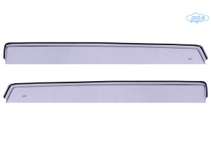 Ζευγαρι Πισω Ανεμοθραυστες Για Citroen C3 Aircross 5D 2017+ Απο Ευκαμπτο Χυτο Ακρυλικο Γυαλι Dga - 2 Τεμ