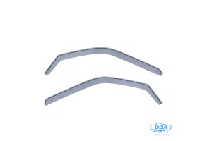 Ζευγαρι Μπροστινοι Ανεμοθραυστες Για Ford Fiesta 3D 1989-1995 / Mazda 121 3D 1996-2003 Απο Ευκαμπτο Χυτο Ακρυλικο ΓΥΑΛΙ(CAST Acrylic GLASS) Dga - 2 ΤΕΜ.