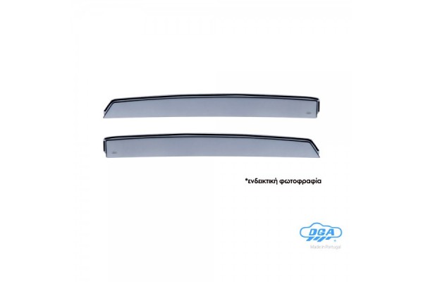 Ζευγαρι Πισω Ανεμοθραυστες Για Hyundai Tucson 5D 2004-2010 Απο Ευκαμπτο Χυτο Ακρυλικο Γυαλι (CAST Acrylic GLASS) Dga - 2 ΤΕΜ.