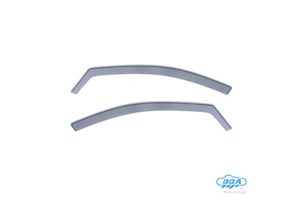 Ζευγαρι Μπροστινοι Ανεμοθραυστες Για Honda Civic 5D 2012-2017 / Civic Tourer 5D 2014-2017 Απο Ευκαμπτο Χυτο Ακρυλικο Γυαλι (CAST Acrylic GLASS) Dga - 2 Τεμ