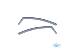 Ζευγαρι Μπροστινοι Ανεμοθραυστες Για Nissan Note 5D 2013+ Απο Ευκαμπτο Χυτο Ακρυλικο Γυαλι (CAST Acrylic GLASS) Dga - 2 ΤΕΜ.