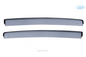 Ζευγαρι Πισω Ανεμοθραυστες Για Vw Polo 5D 2017+ Απο Ευκαμπτο Χυτο Ακρυλικο Γυαλι Dga - 2 Τεμ