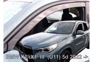 Ανεμοθραυστες Για Bmw X1 (U11) /iX1 5D 2022-2023ΖΕΥΓΑΡΙ Απο Ευκαμπτο Φιμε Πλαστικο Heko - 2 ΤΕΜ.
