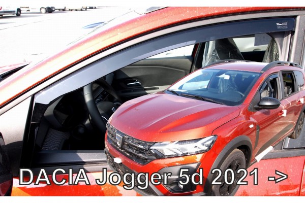Dacia Jogger 5D 2021+ΖΕΥΓΑΡΙ Ανεμοθραυστες Απο Ευκαμπτο Φιμε Πλαστικο Heko - 2 ΤΕΜ.