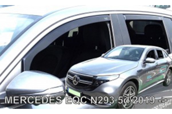 Mercedes Eqc N293 5D 2019+ΣΕΤ Ανεμοθραυστες Αυτοκινητου Απο Ευκαμπτο Φιμε Πλαστικο Heko - 4 ΤΕΜ.