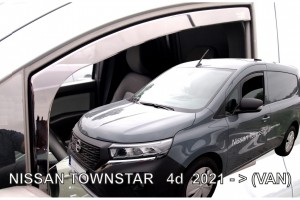 Nissan Townstar Van 2021+ Ζευγαρι Ανεμοθραυστες Van Απο Ευκαμπτο Φιμε Πλαστικο Heko - 2 ΤΕΜ.