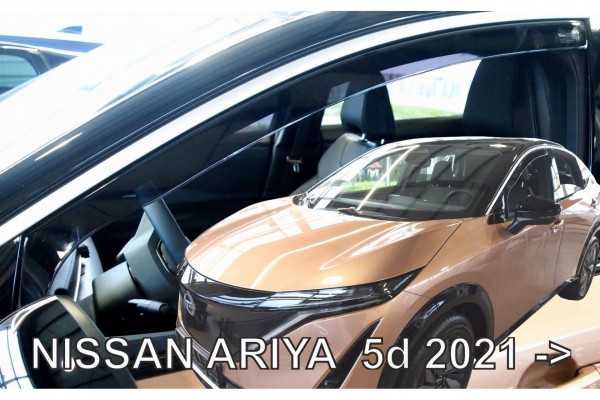 Nissan Ariya 5D 2022+​ Σετ Ανεμοθραυστες Αυτοκινητου Απο Ευκαμπτο Φιμε Πλαστικο Heko - 4 ΤΕΜ.