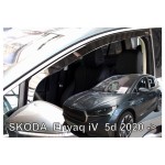 Skoda Enyaq 5D 2020+ Ανεμοθραυστες Αυτοκινητου Απο Ευκαμπτο Φιμε Πλαστικο Heko - 2 ΤΕΜ.