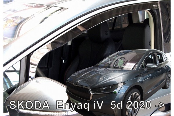 Skoda Enyaq 5D 2020+ Ανεμοθραυστες Αυτοκινητου Απο Ευκαμπτο Φιμε Πλαστικο Heko - 2 ΤΕΜ.