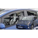 Toyota Prius 5D 2016+ Σετ Ανεμοθραυστες Αυτοκινητου Απο Ευκαμπτο Φιμε Πλαστικο Heko - 4 ΤΕΜ.