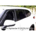 Toyota Highlander (XU70) 5D 2019+ΣΕΤ Ανεμοθραυστες Αυτοκινητου Απο Ευκαμπτο Φιμε Πλαστικο Heko - 4 ΤΕΜ.