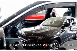 Jeep Grand Cherokee Wl 5D 2021+ Ζευγαρι Ανεμοθραυστες Απο Ευκαμπτο Φιμε Πλαστικο Heko - 2 ΤΕΜ.