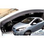 Mazda 2 3D 2007-2014 Ηλεκτρικα Παραθυρα Ζευγαρι Ανεμοθραυστες Απο Ευκαμπτο Φιμε Πλαστικο Heko - 2 ΤΕΜ.