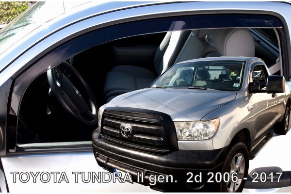 Toyota Tundra 2D 2006-2017 Ζευγαρι Ανεμοθραυστες Απο Ευκαμπτο Φιμε Πλαστικο Heko - 2 ΤΕΜ.