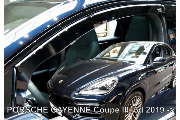 Porsche Cayenne Coupe 5D 2019+ΖΕΥΓΑΡΙ Ανεμοθραυστες Απο Ευκαμπτο Φιμε Πλαστικο Heko - 2 ΤΕΜ.