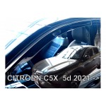 Citroen C5 X 5D 2021+SET Ανεμοθραυστες Απο Ευκαμπτο Φιμε Πλαστικο Heko - 4 ΤΕΜ.