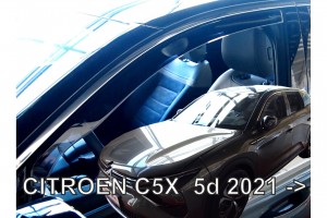 Citroen C5 X 5D 2021-2023ΖΕΥΓΑΡΙ Ανεμοθραυστες Απο Ευκαμπτο Φιμε Πλαστικο Heko - 2 ΤΕΜ.