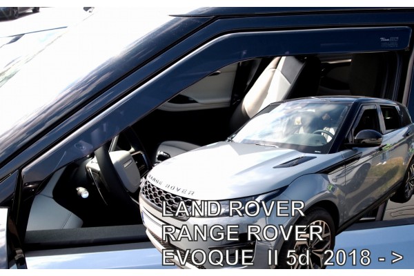 Land Rover Range Rover Evoque 5D 2018+ Σετ Ανεμοθραυστες Αυτοκινητου Απο Ευκαμπτο Φιμε Πλαστικο Heko - 4 ΤΕΜ.