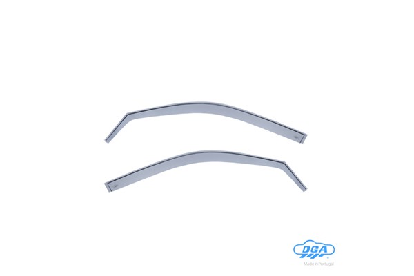 Dga - Ανεμοθραύστες Εμπρός Τύπου Φιμέ Για Chevrolet / Daewoo Lanos 1997-2003 3πορτο Υλικό Πλαστικό - 2 τεμ. (ANEM.DGA06503)