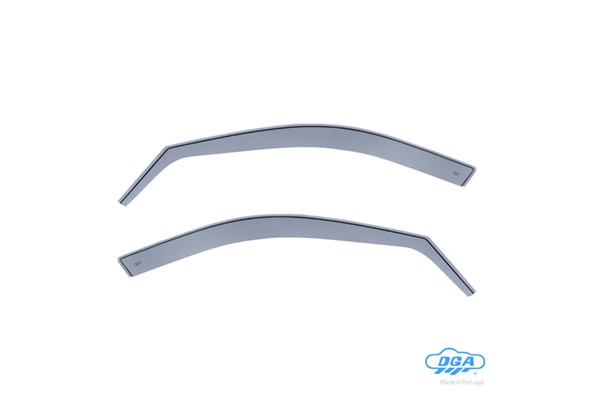Dga - Ανεμοθραύστες Εμπρός Τύπου Φιμέ Για Chevrolet / Daewoo Lanos 1997-2003 4πορτο / 5πορτο Υλικό Πλαστικό - 2 τεμ. (ANEM.DGA06504)