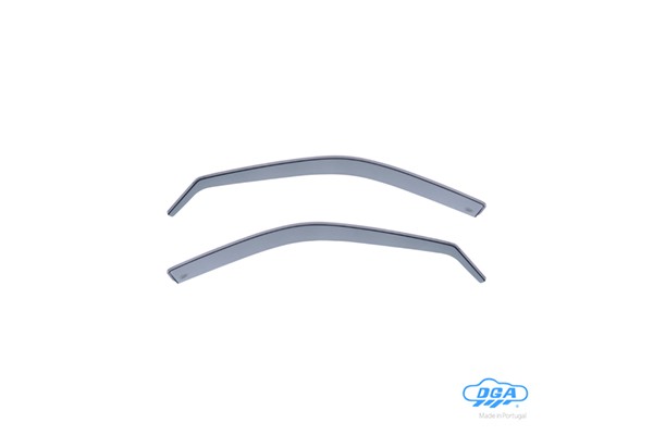 Dga - Ανεμοθραύστες Εμπρός Παραθύρων Τύπου Φιμέ Για Mazda 323 F / 323 S (BJ) 1998-2003 4πορτο / 5πορτο Υλικό Plexiglass - 2 τεμ. (DGA14016)