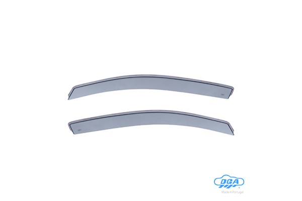 Dga - Ανεμοθραύστες Εμπρός Παραθύρων Τύπου Φιμέ Για Mercedes Benz A-Class (W168) 1997-2004 5πορτο Υλικό Plexiglass - 2 τεμ. (DGA15010)