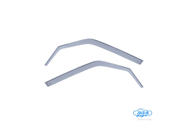 Dga - Ανεμοθραύστες Εμπρός Παραθύρων Τύπου Φιμέ Για Mitsubishi Pajero / Montero / Shogun (V60) 2000-2006 5πορτο Υλικό Plexiglass - 2 τεμ. (DGA16019)