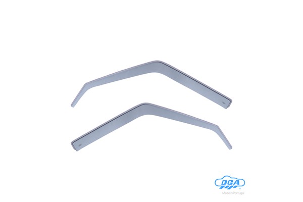 Dga - Ανεμοθραύστες Εμπρός Παραθύρων Τύπου Φιμέ Για Nissan Patrol (Y60) 1990-1997 3πορτο / 5πορτο Υλικό Plexiglass - 2 τεμ. (DGA17007)