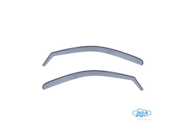 Dga - Ανεμοθραύστες Εμπρός Παραθύρων Τύπου Φιμέ Για Opel Corsa (B) 1993-2000 3πορτο Υλικό Plexiglass - 2 τεμ. (DGA18007)