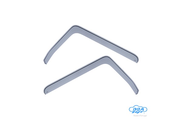 Dga - Ανεμοθραύστες Εμπρός Παραθύρων Τύπου Φιμέ Για Toyota Land Cruiser (J40) <1984 3πορτο/5πορτο Χωρίς Φινιστρίνι Υλικό Plexiglass - 2 τεμ. (DGA23078)