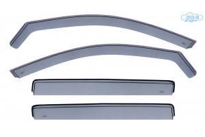 Dga - Ανεμοθραύστες Παραθύρων Τύπου Φιμέ Για Toyota Land Cruiser (250 Series) (TRJ250W) 2024> 5πορτο Υλικό Plexiglass - 4 τεμ. (DGA23094FR)