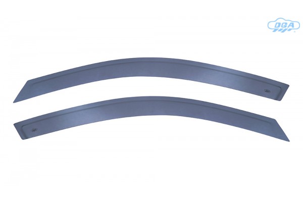 Dga - Ανεμοθραύστες Εμπρός Παραθύρων Τύπου Φιμέ Για Toyota Corolla Sedan (E210) 2018> 4πορτο Υλικό Plexiglass - 2 τεμ. (DGA23098)