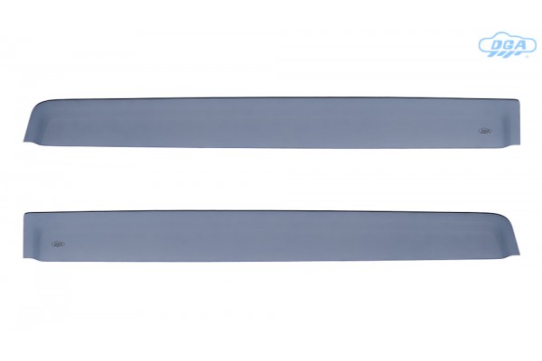 Dga - Ανεμοθραύστες Πίσω Παραθύρων Τύπου Φιμέ Για Toyota Corolla Sedan (E210) 2018> 4πορτο Υλικό Plexiglass - 2 τεμ. (DGA23098R)