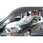 Ανεμοθραυστες Για Skoda Kodiaq 5D 2024+ Ζευγαρι Απο Ευκαμπτο Φιμε Πλαστικο Heko - 2 ΤΕΜ.