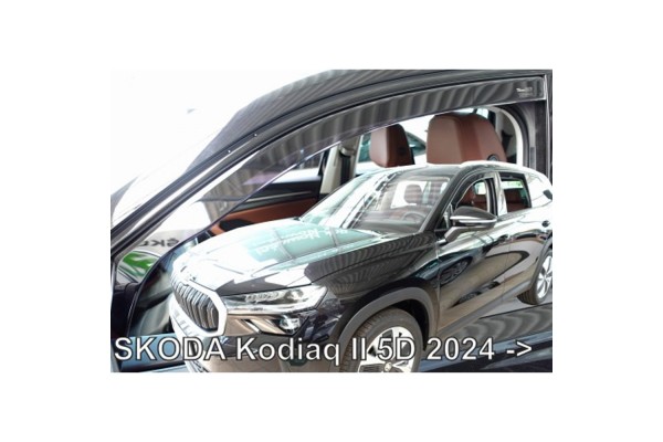 Ανεμοθραυστες Για Skoda Kodiaq 5D 2024+ Ζευγαρι Απο Ευκαμπτο Φιμε Πλαστικο Heko - 2 ΤΕΜ.