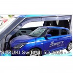 Ανεμοθραυστες Για Suzuki Swift 5D 2024+ Ζευγαρι Απο Ευκαμπτο Φιμε Πλαστικο Heko - 2 ΤΕΜ.